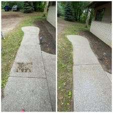 Rough-Sawed-Cedar-House-Washing-Cement-Cleaning-in-Saugatuck-MI 1